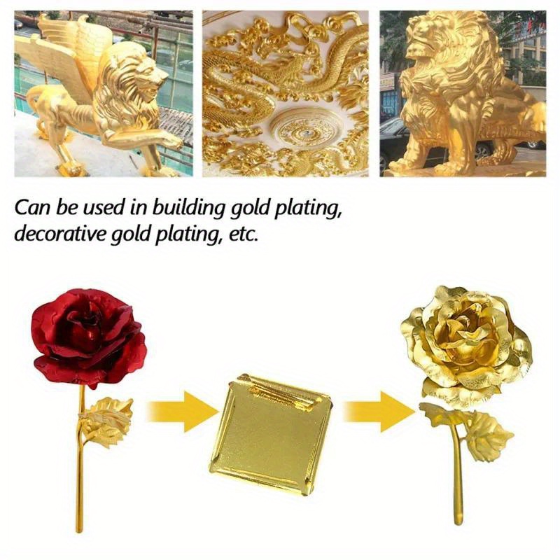 Aomily 9x9 ซม.100 แผ่นปฏิบัติ  - Gold Foil Flakes บทวิจารณ์และราคา