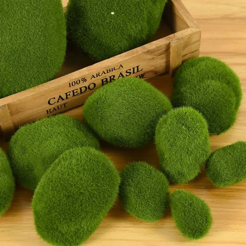 10 ชิ้นการจําลอง Moss หินประดิ - Terrarium Moss Art บทวิจารณ์และราคา