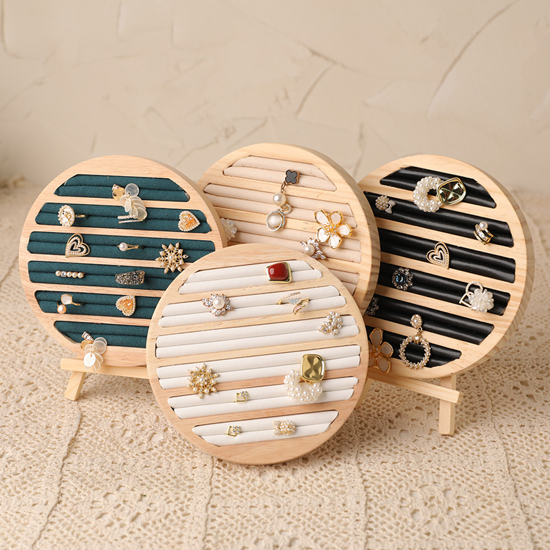 ไม้ทรงกลมถาดเครื่องประดับแหวนต - Wood Ring Blank บทวิจารณ์และราคา
