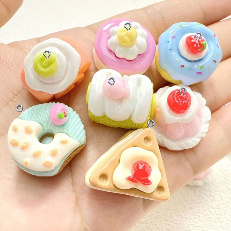 จี้เรซิ่นรูปเค้กน่ารักขนาดเล็ก - Resin Craft Supplies บทวิจารณ์และราคา