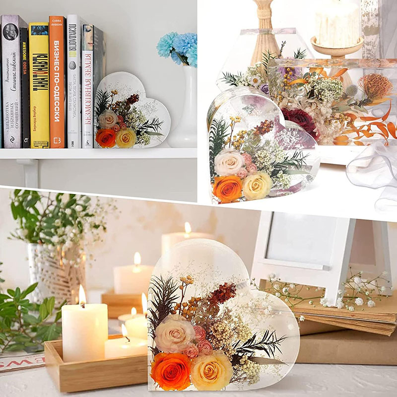 แม่พิมพ์เรซิ่นอีพ็อกซี่รูปหัวใ - Flower Preservation Resin บทวิจารณ์และราคา