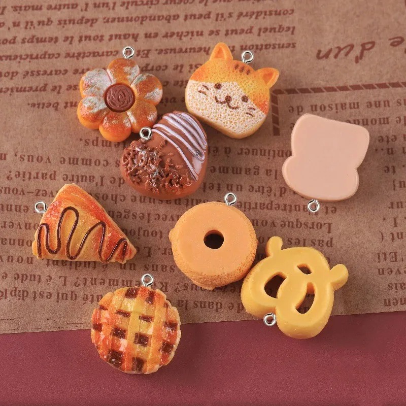 จี้เรซิ่นรูปอาหารน่ารัก 10 ชิ้ - Resin Crafts Diy บทวิจารณ์และราคา