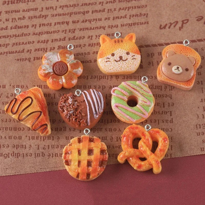 จี้เรซิ่นรูปอาหารน่ารัก 10 ชิ้ - Resin Crafts Diy บทวิจารณ์และราคา