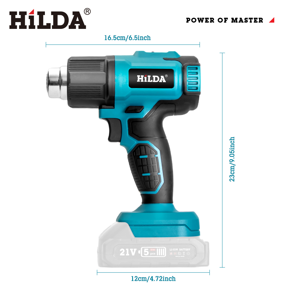 ปืนลมร้อนแบบมือถือ HILDA ปรับอ - Heat Gun Small บทวิจารณ์และราคา