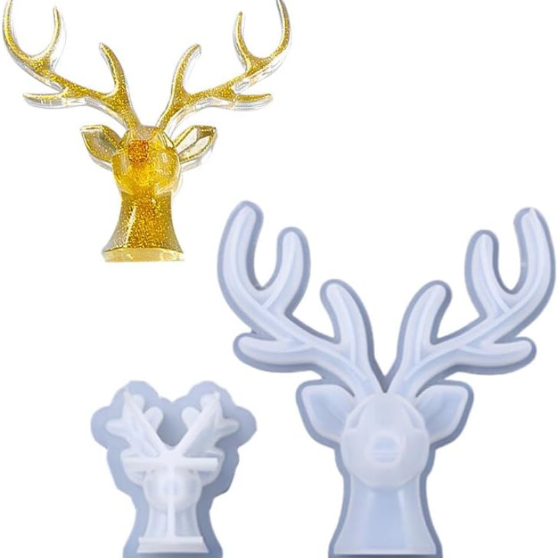 แม่พิมพ์ซิลิโคนรูปเขากวาง 2 ชิ - Resin Craft Ideas บทวิจารณ์และราคา
