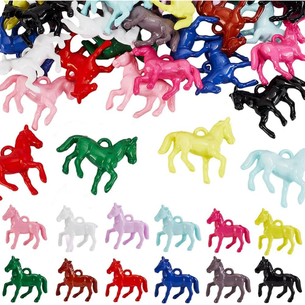 48pcs จี้อะคริลิคทึบแสง 12 สี  - Resin Craft Kit บทวิจารณ์และราคา
