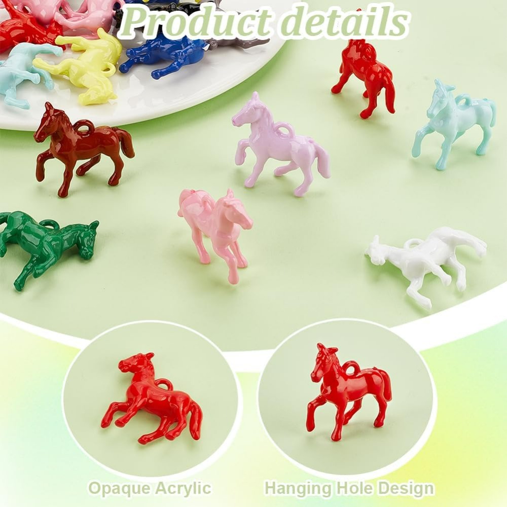48pcs จี้อะคริลิคทึบแสง 12 สี  - Resin Craft Kit บทวิจารณ์และราคา