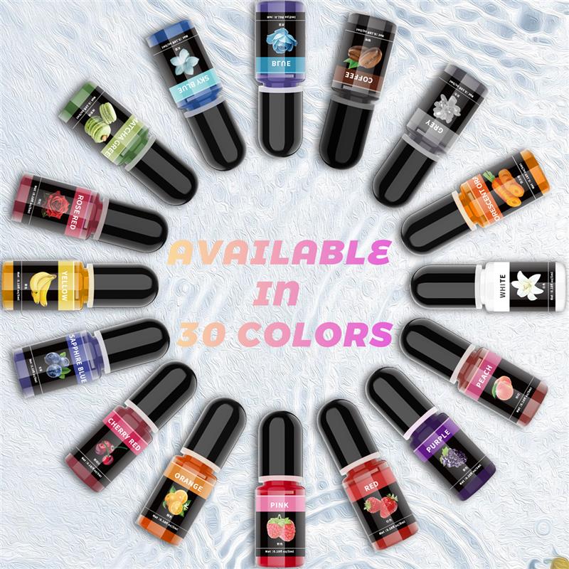 5 ml/ขวดอีพ็อกซี่เรซิ่นPigment - Resin Pigment Set บทวิจารณ์และราคา