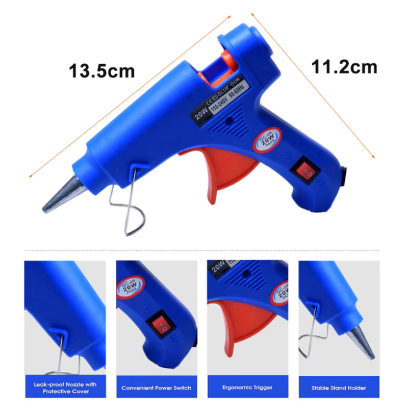 ปืนยิงกาว 20W ปลั๊กแบบ EU พร้อ - Heat Gun Small บทวิจารณ์และราคา
