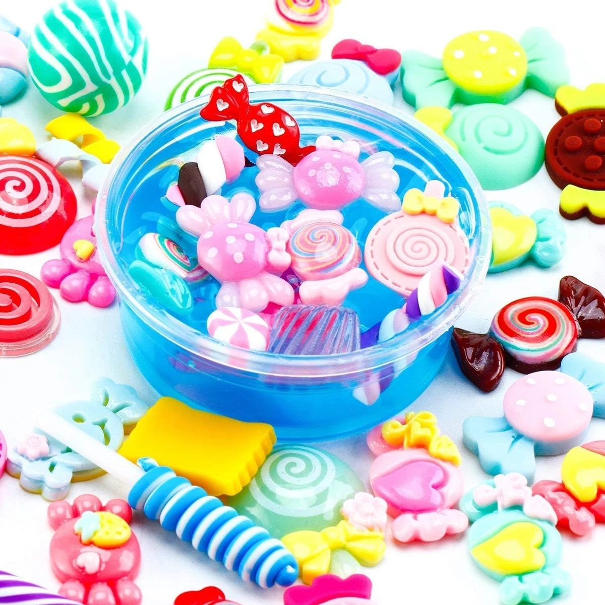 30pcs สุ่ม Candy Slime Charms  - Resin Craft Kit บทวิจารณ์และราคา
