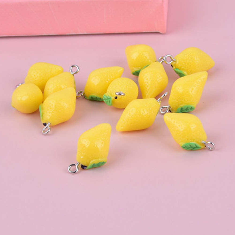 ชาร์มรูปเลมอนเรซิ่น 20 ชิ้น ชา - Crafting Resin บทวิจารณ์และราคา
