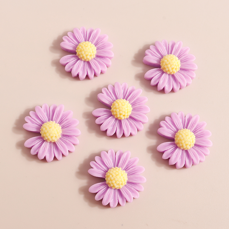 10pcs 20*20mm Kawaii Daisy ดอก - Flower Preservation Resin บทวิจารณ์และราคา