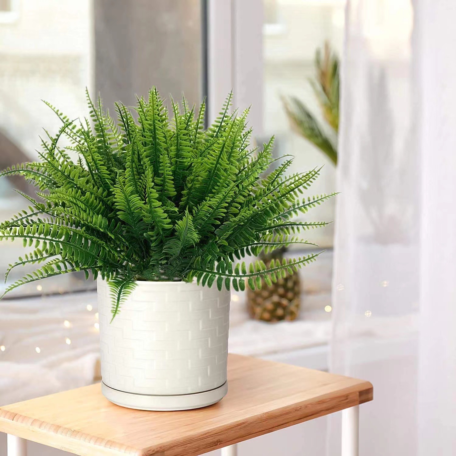 ดอกไม้เฟิร์นเปอร์เซียประดิษฐ์แ - Terrarium Moss Art บทวิจารณ์และราคา