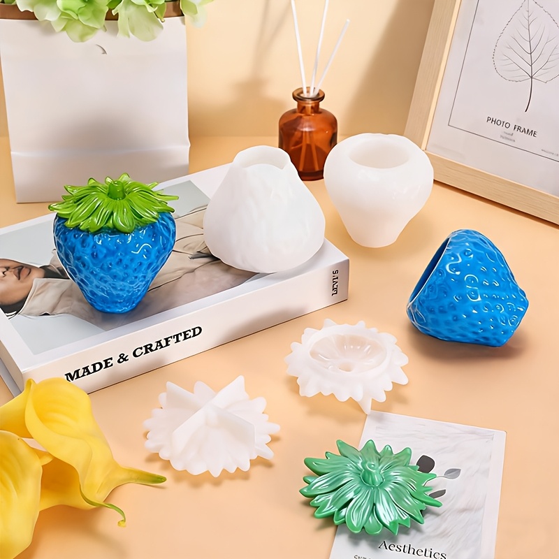 แม่พิมพ์เรซิ่นรูปสตรอว์เบอร์รี - Resin Craft Ideas บทวิจารณ์และราคา