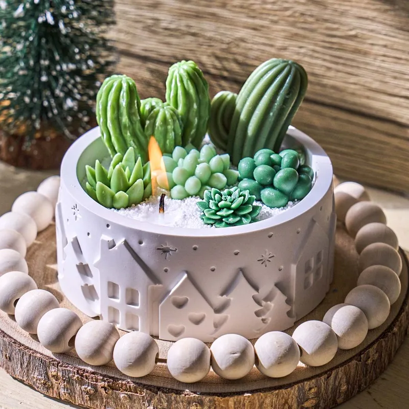 แม่พิมพ์ซิลิโคนรูปทรงบ้าน/โบ๊ะ - Coaster Mold Round บทวิจารณ์และราคา