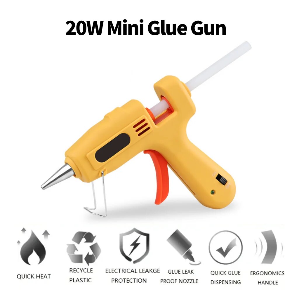ชุดปืนกาวร้อน 20 วัตต์ ขนาดเล็ - Heat Gun Small บทวิจารณ์และราคา
