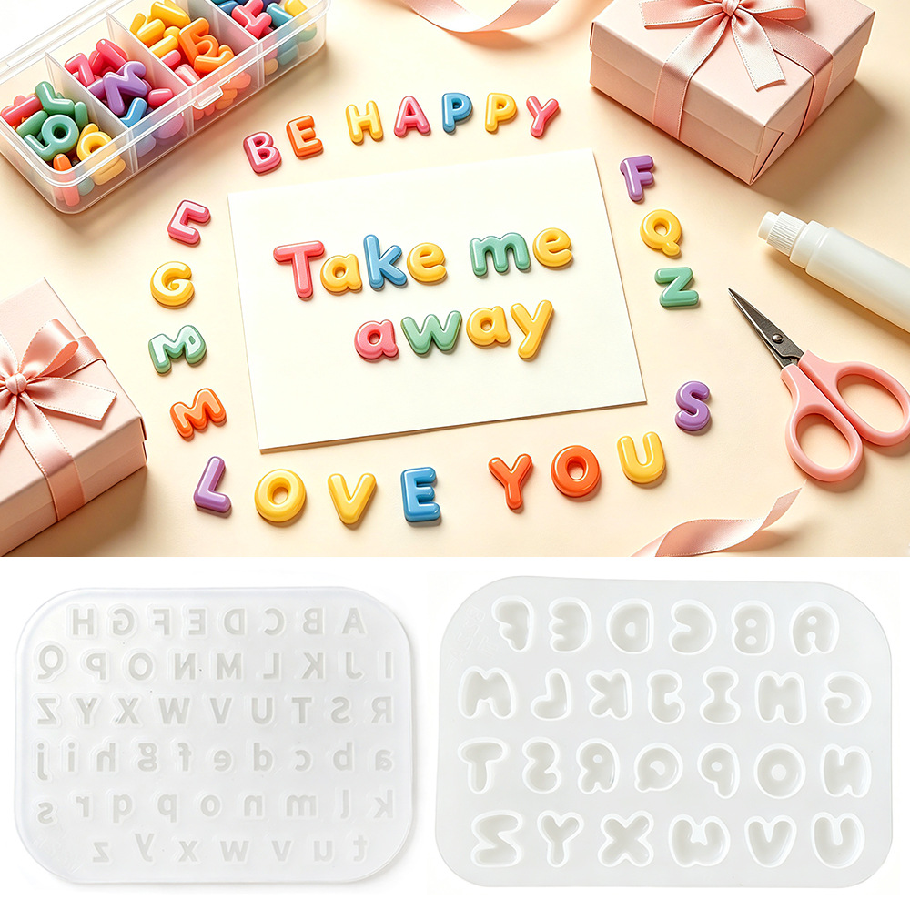 แม่พิมพ์ซิลิโคนตัวอักษรขนาดเล็ - Resin Jewelry Kit บทวิจารณ์และราคา