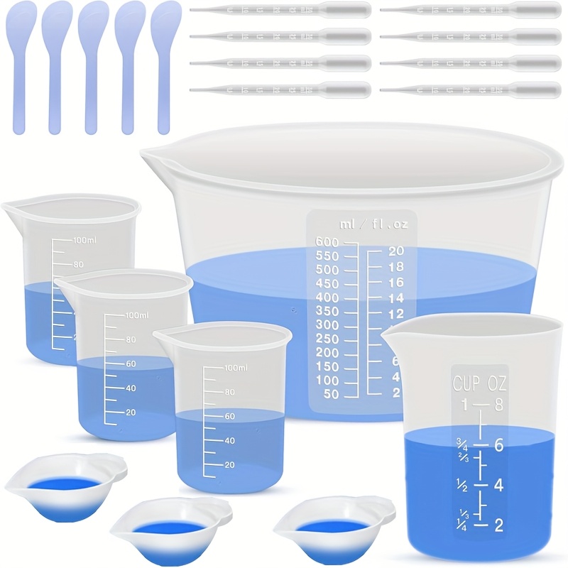 ถ้วยผสมเรซิ่นซิลิโคนสำหรับอุปก - Mixing Cup Silicone บทวิจารณ์และราคา