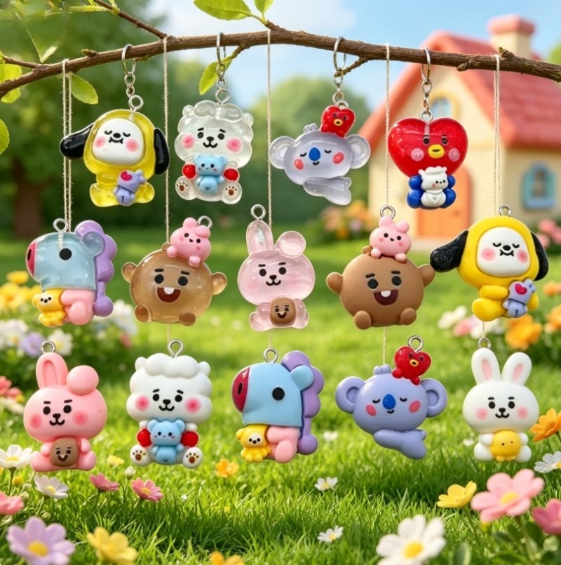 ชุด 7 ชิ้น BT21 ชาร์มการ์ตูนเร - Crafting Resin บทวิจารณ์และราคา