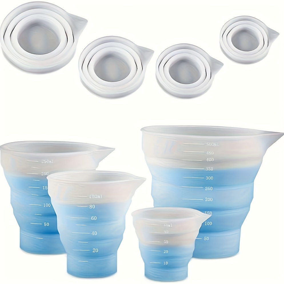 ถ้วยตวงซิลิโคนพับได้ขนาด 50-50 - Mixing Cup Silicone บทวิจารณ์และราคา