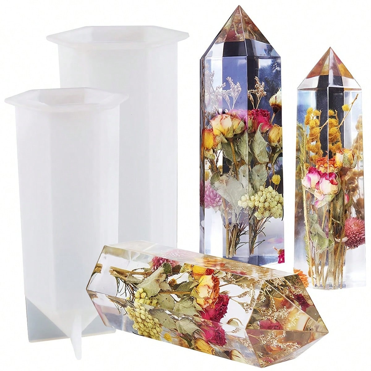 แม่พิมพ์เรซิ่นซิลิโคนรูปทรงคริ - Flower Preservation Resin บทวิจารณ์และราคา