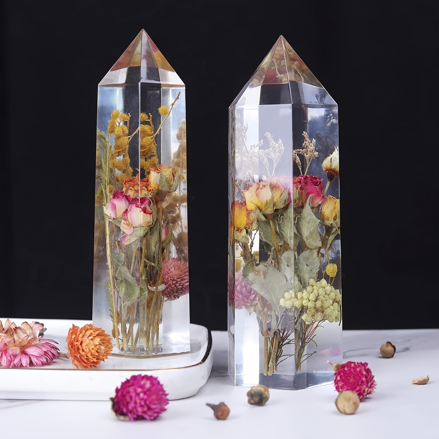 แม่พิมพ์เรซิ่นซิลิโคนรูปทรงคริ - Flower Preservation Resin บทวิจารณ์และราคา