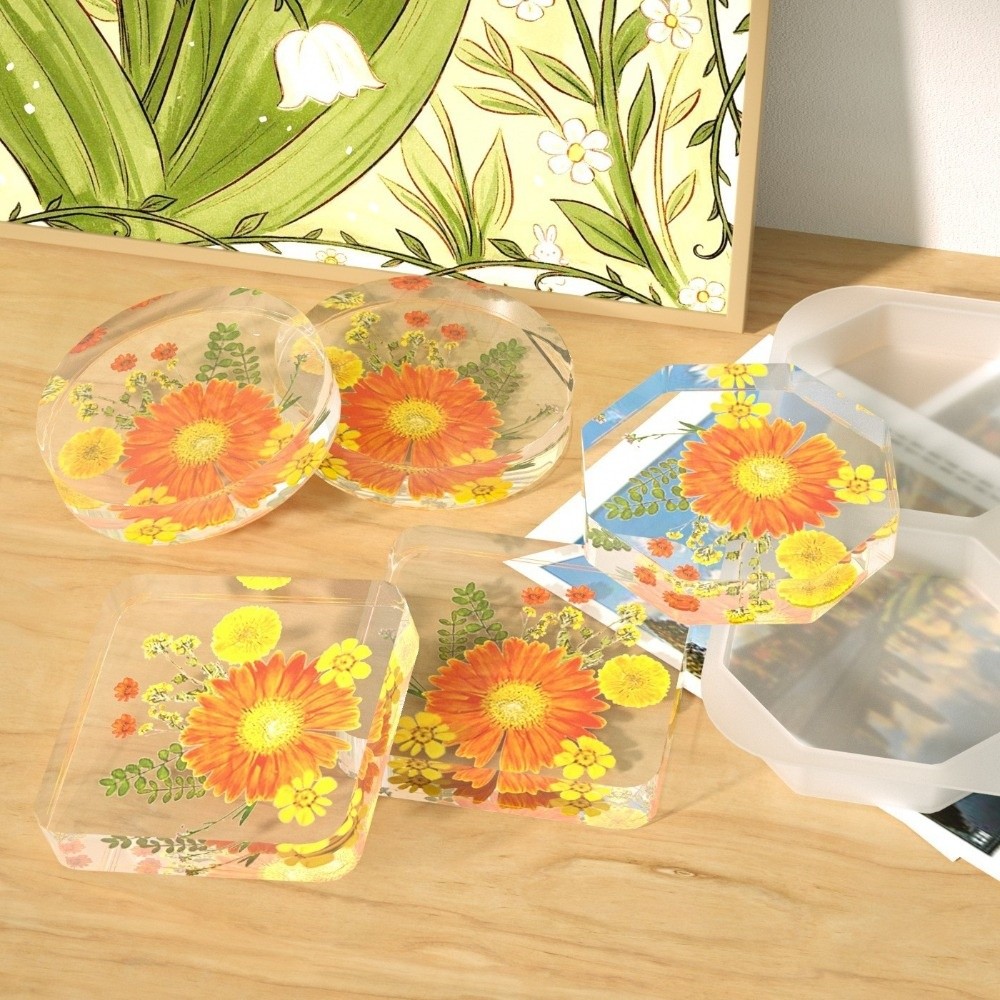 แม่พิมพ์ซิลิโคนสำหรับทำจานรองแ - Coaster Mold Round บทวิจารณ์และราคา