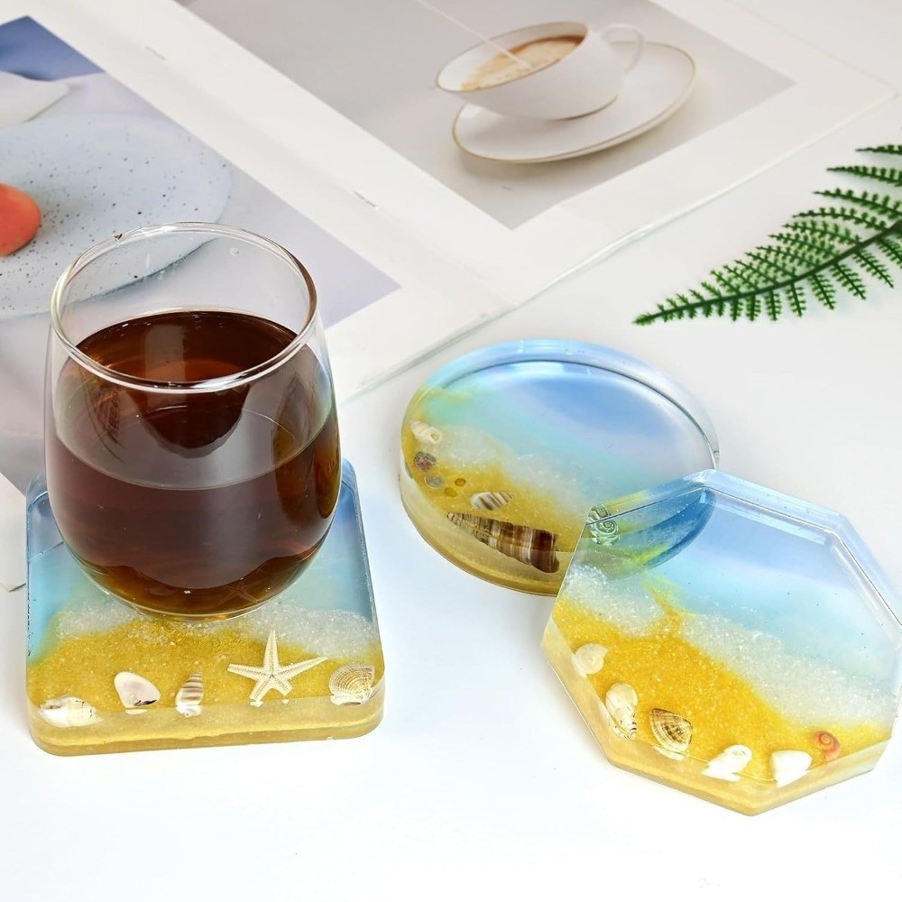 แม่พิมพ์ซิลิโคนสำหรับทำจานรองแ - Coaster Mold Round บทวิจารณ์และราคา
