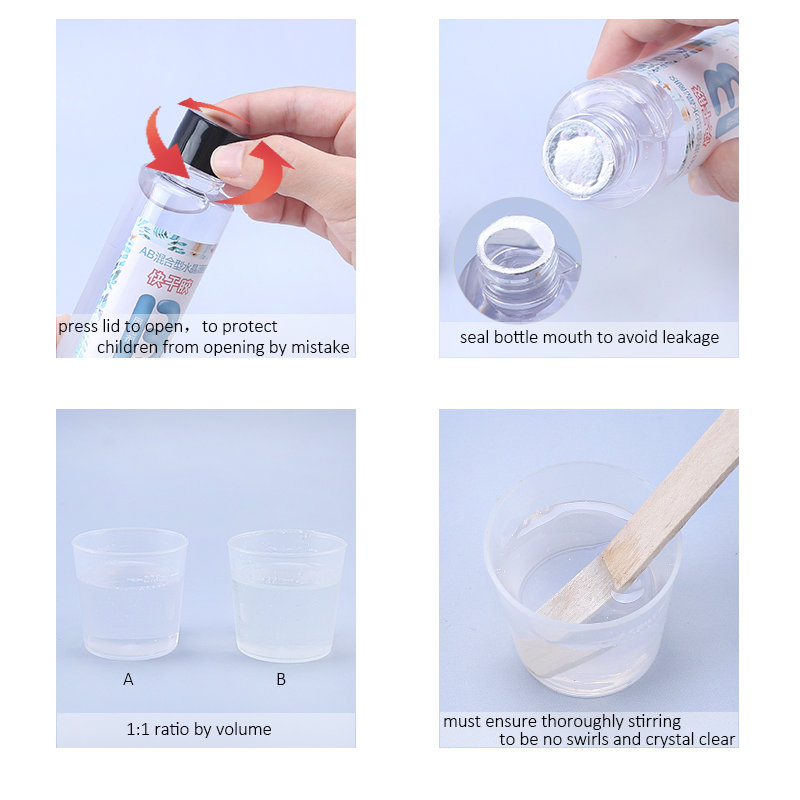 1:1 เรซินอีพ็อกซี่ใส Crystal C - Mixing Cup Silicone บทวิจารณ์และราคา