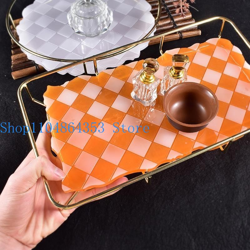 652F Checkerboardถาดอีพ็อกซี่เ - Serving Tray Mold บทวิจารณ์และราคา