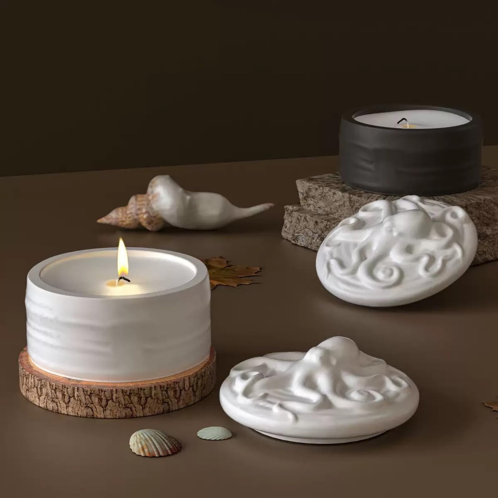 แม่พิมพ์ซิลิโคนรูปฝาขวดโหลลายป - Resin Ocean Wave Mold บทวิจารณ์และราคา