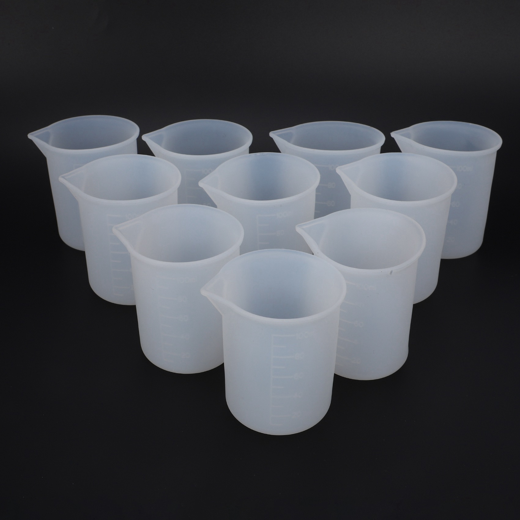 HLZS-30 ชิ้นถ้วยตวงซิลิโคน 100 - Mixing Cup Silicone บทวิจารณ์และราคา