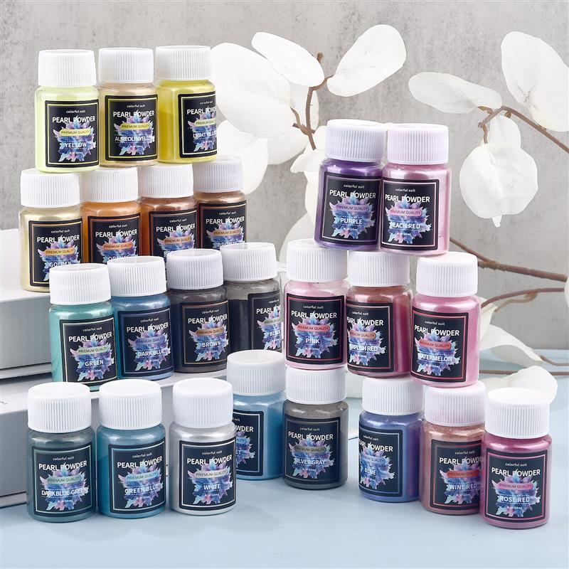 6/24/30 สีอีพ็อกซี่เรซิ่น Dye  - Resin Pigment Set บทวิจารณ์และราคา