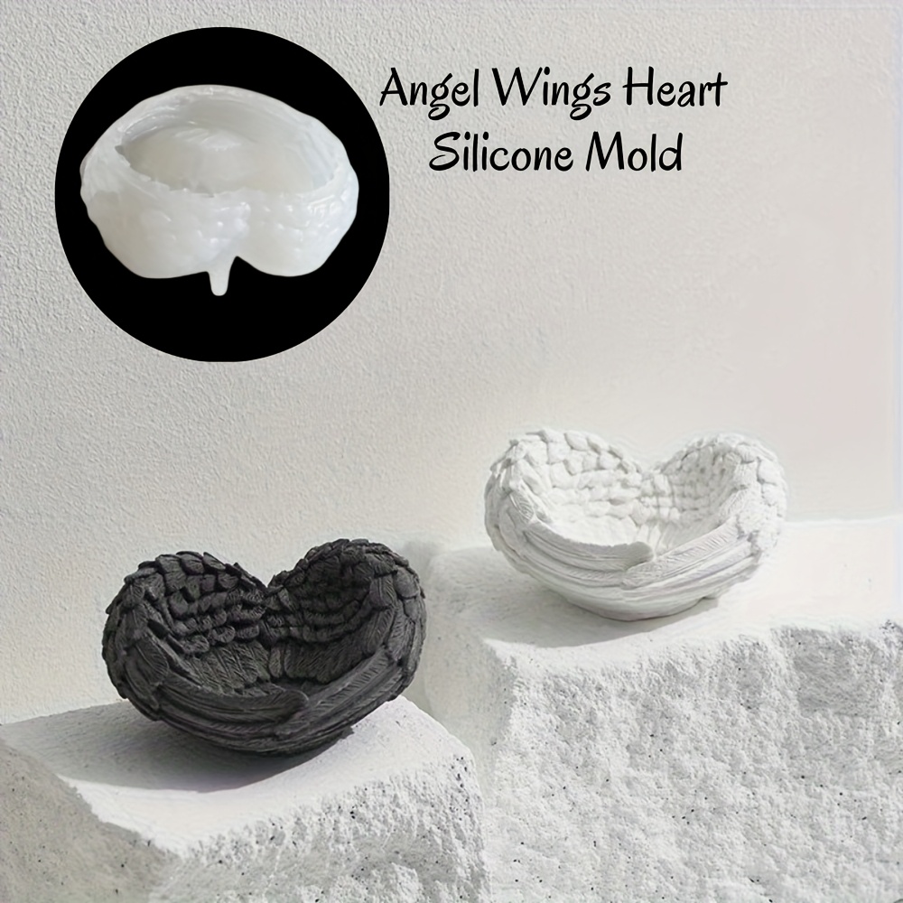 แม่พิมพ์ซิลิโคนรูปหัวใจปีกนางฟ - Resin Craft Ideas บทวิจารณ์และราคา