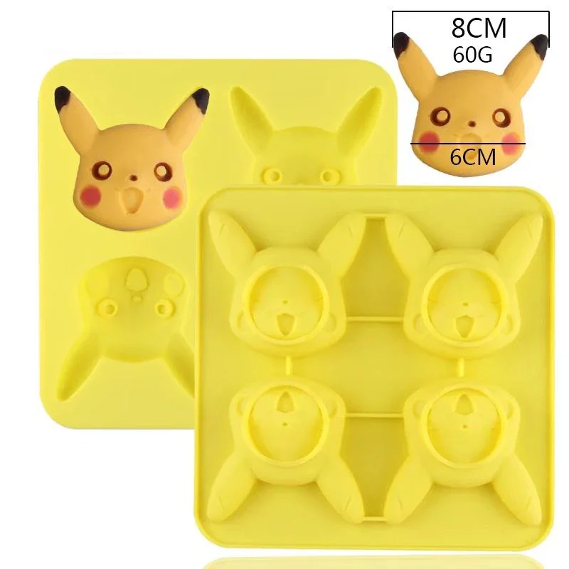 พิมพ์ซิลิโคนรูปปิกาจูสำหรับทำช - Silicone Mold Tray บทวิจารณ์และราคา