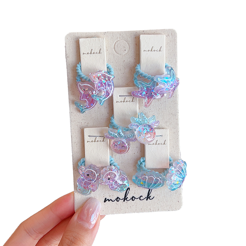 ยางรัดผมลายดอกไม้ผลไม้แบบฟูฟ่อ - Resin Glitter Pack บทวิจารณ์และราคา