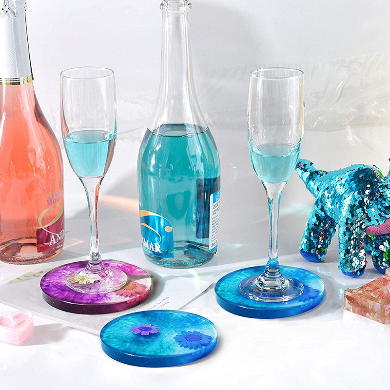 ถาดรองแก้วสี่เหลี่ยมทรงกลมทำด้ - Resin Ocean Wave Mold บทวิจารณ์และราคา