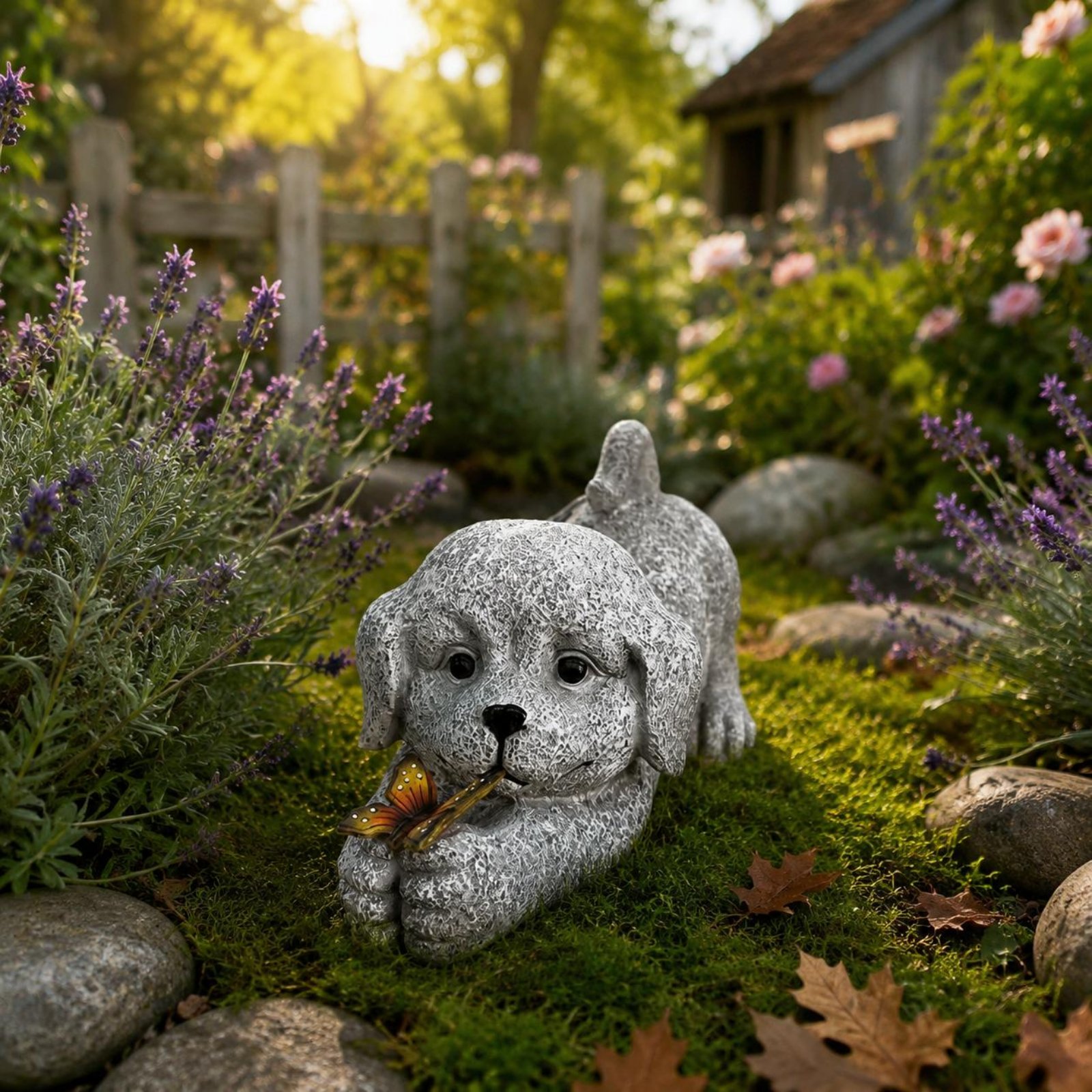รูปปั้นสุนัขพลังงานแสงอาทิตย์  - Crafting Resin บทวิจารณ์และราคา