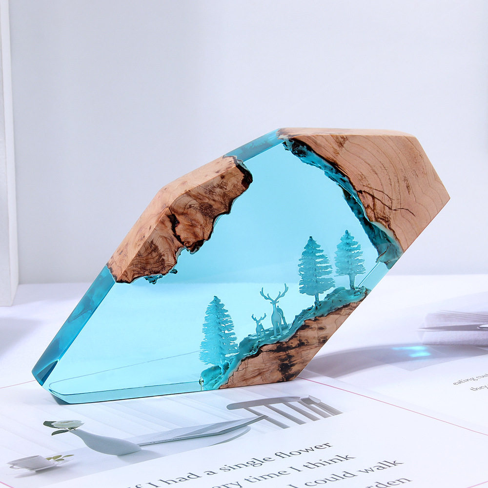 งานศิลปะตั้งโต๊ะรูปกวางนางฟ้าใ - Crafting Resin บทวิจารณ์และราคา