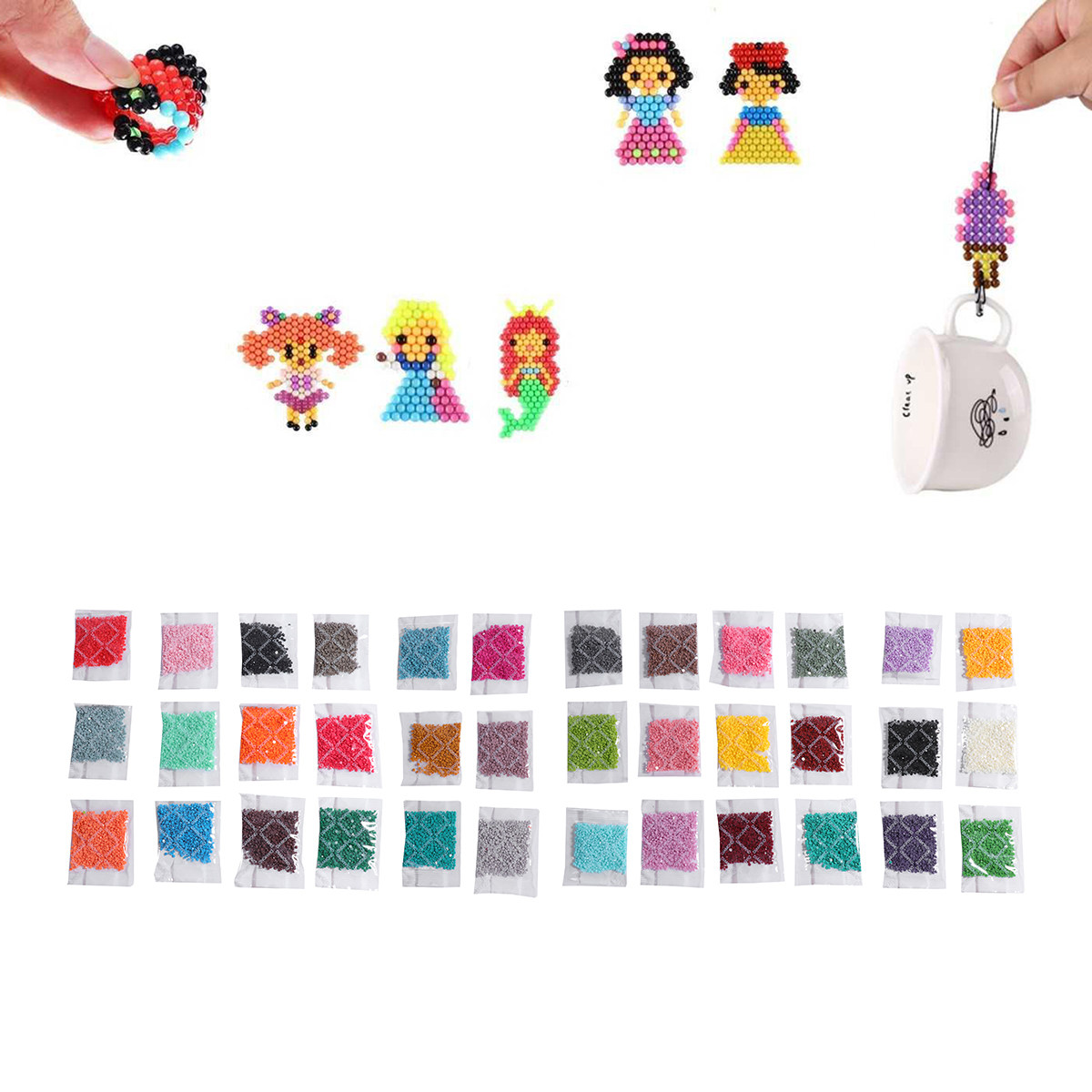 ชุดเพชรกลม 36 ชิ้น สำหรับงาน D - Resin Craft Kit บทวิจารณ์และราคา