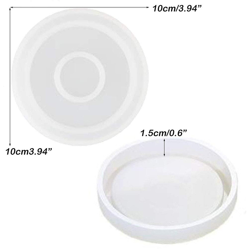 3 แพ็ค Big DIY Round Coaster แ - Coaster Mold Round บทวิจารณ์และราคา