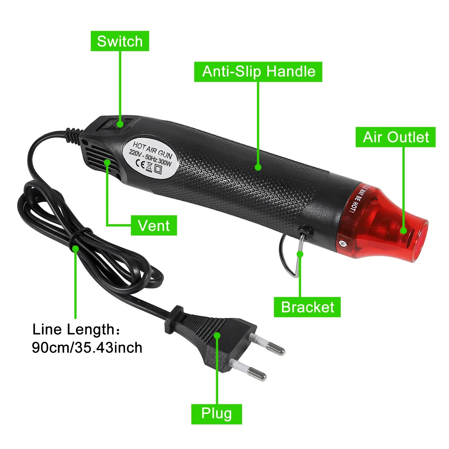 ชุดท่อหดความร้อน 656/1060 ชิ้น - Heat Gun Small บทวิจารณ์และราคา