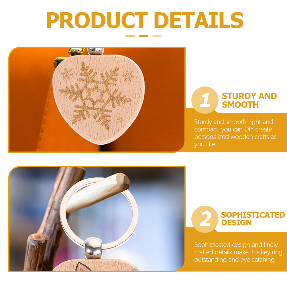 ชุดงานฝีมือ DIY สำหรับทำพวงกุญ - Wood Ring Blank บทวิจารณ์และราคา