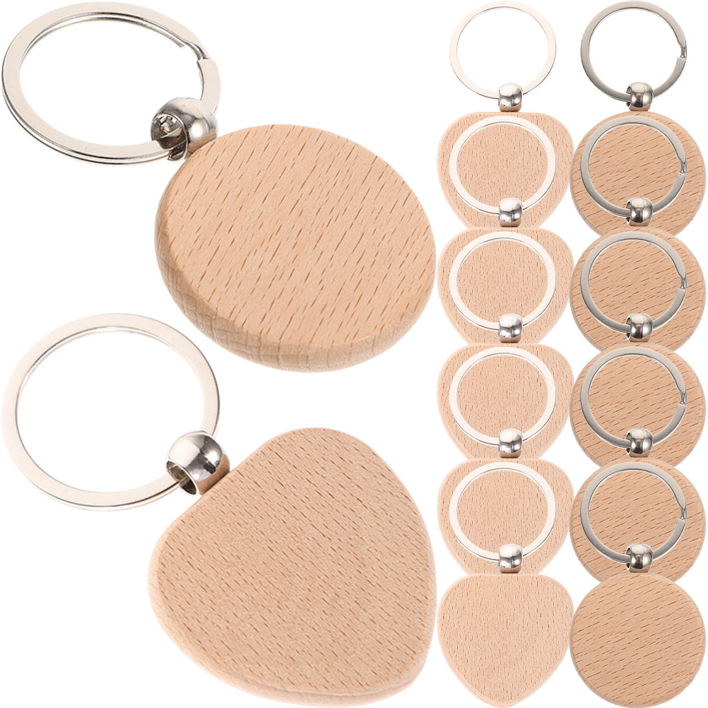 ชุดงานฝีมือ DIY สำหรับทำพวงกุญ - Wood Ring Blank บทวิจารณ์และราคา